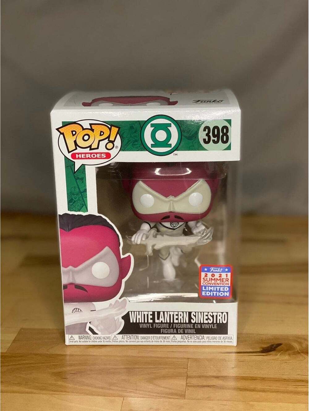Funko Pop! DC Heroes #398 White Lantern Sinestro